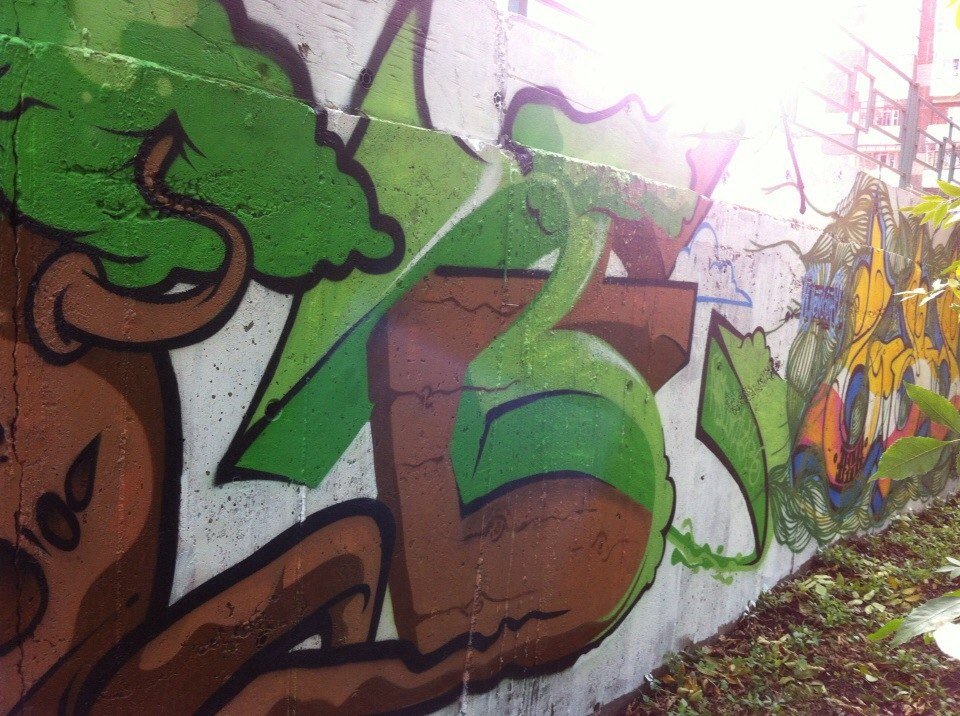 Graffiti Wall - Photo by senkizh - mayBE (2014)