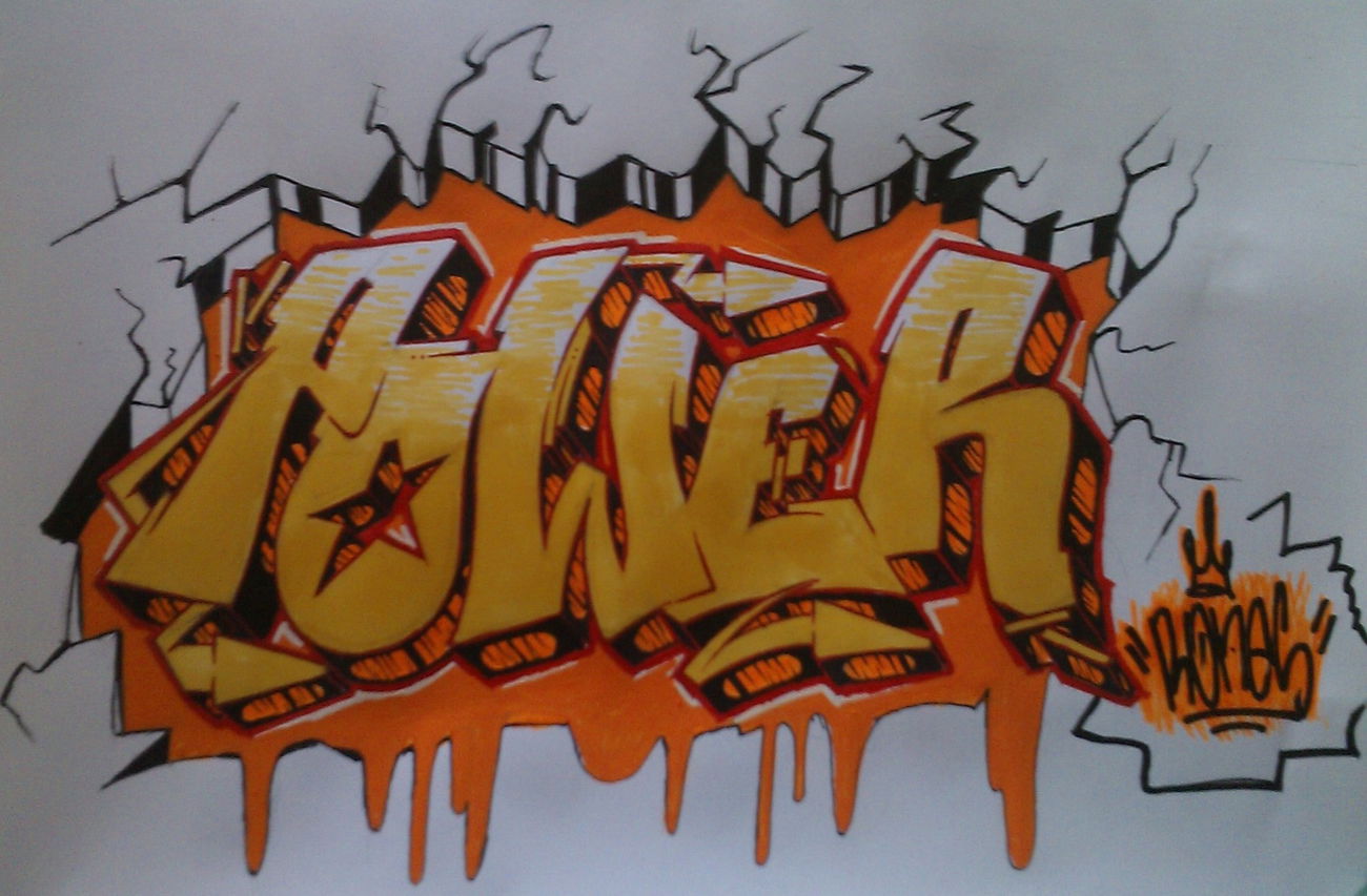 Graffiti Wall - Photo by senpaiFlyy - ABZ