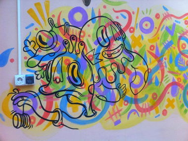 Graffiti Wall in Bucharest - Photo by serebe - epic, bar, bucharest (2014)