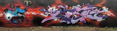 Graffiti Wall in Bremen - Photo by serio (2012)