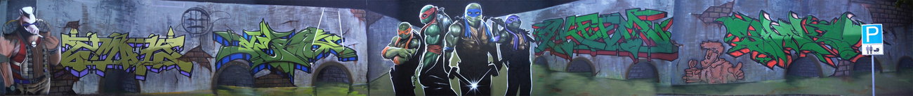 Graffiti Wall in Bremen - Photo by serio - MOE, SMAK, SERIO (2011)