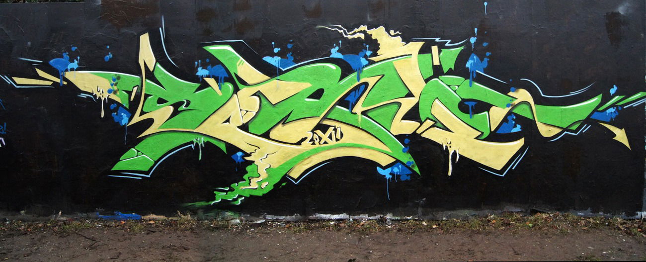 Graffiti Wall in Bremen - Photo by serio (2012)