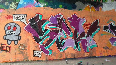 Graffiti Wall in Heidelberg - Photo by sero1