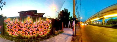 Graffiti Wall in Santiago - Photo by sgwor - sgwor