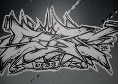 Graffiti Sketch - Photo by shauone - shau, one