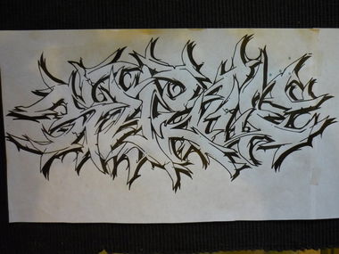 Graffiti Sketch - Photo by shauone - shau, one
