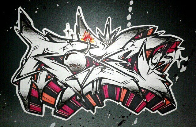 Graffiti Sketch - Photo by shauone - Rose, by, Shau