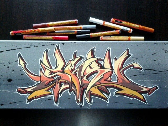 Graffiti Sketch - Photo by shauone - Shau, One, Canvas