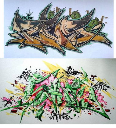 Graffiti Sketch - Photo by shauone - Shau, Ples (2014)