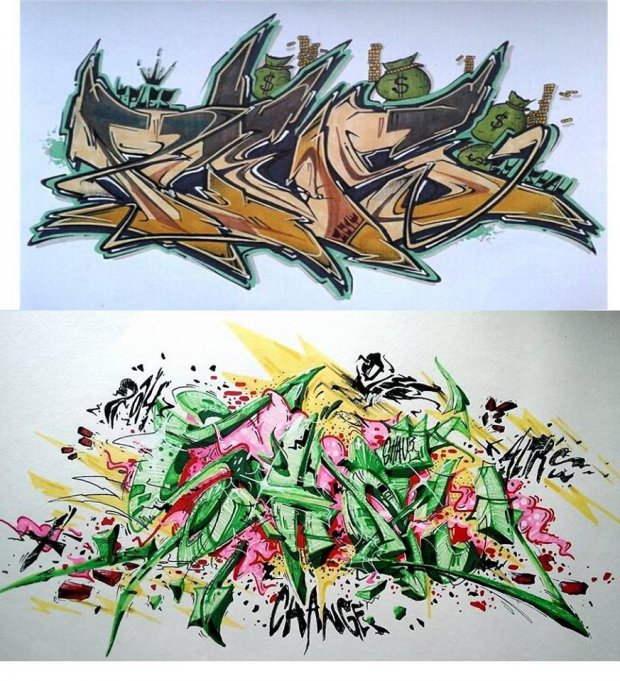 Graffiti Sketch - Photo by shauone - Shau, Ples (2014)