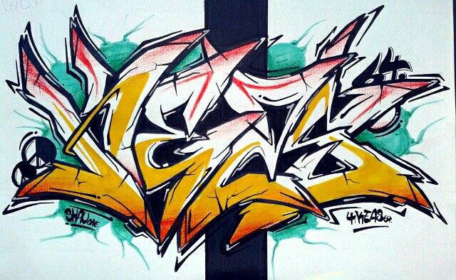 Graffiti Sketch - Photo by shauone - Keas, Shau