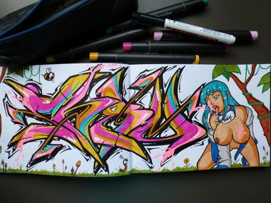Graffiti Sketch - Photo by shauone - SHAU (2014)