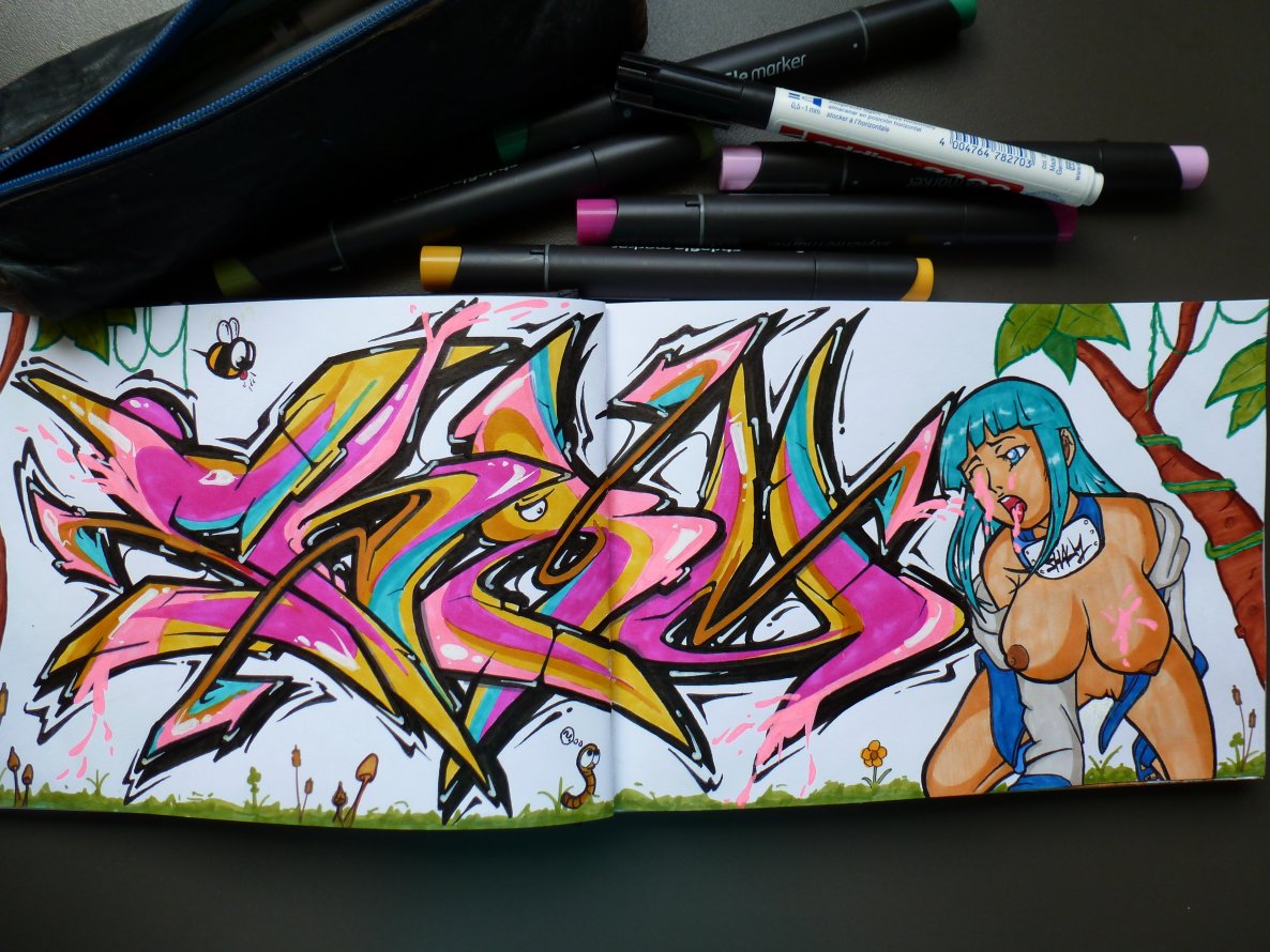 Graffiti Sketch - Photo by shauone - SHAU (2014)