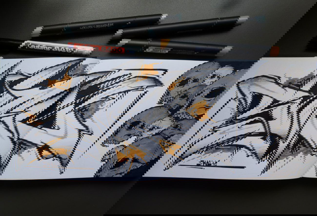 Graffiti Sketch - Photo by shauone - Shau, One (2014)