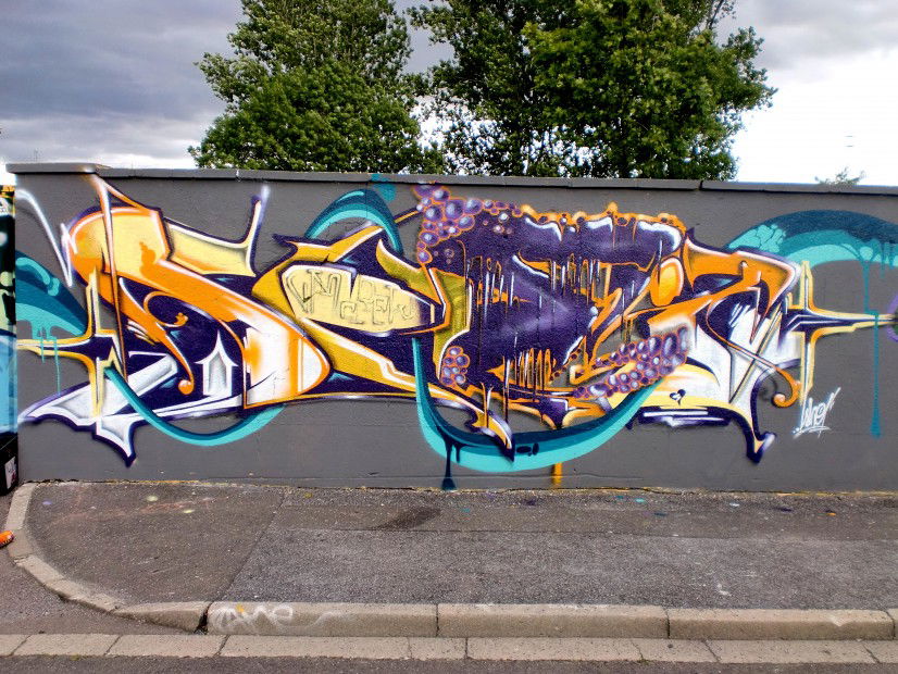 Graffiti Wall in Delitzsch - Photo by sheik - shei (2012)