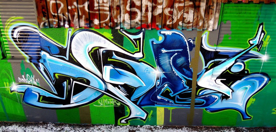 Graffiti Wall in Delitzsch - Photo by sheik (2012)