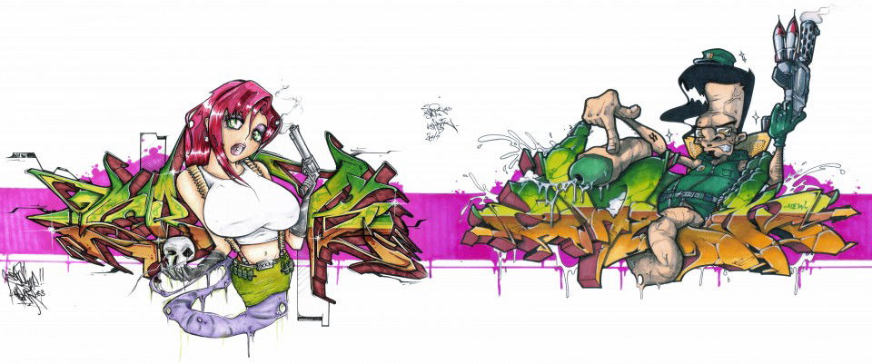 Graffiti Sketch - Photo by sheik - shei, spoare, exchange