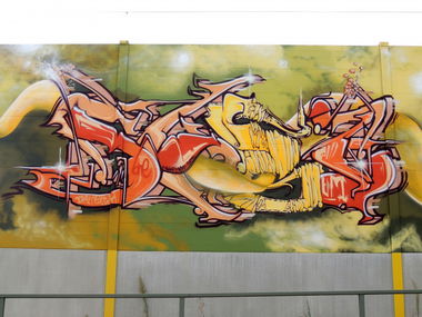 Graffiti Wall in Leipzig - Photo by sheik - ROCK, THE, LINE (2012)