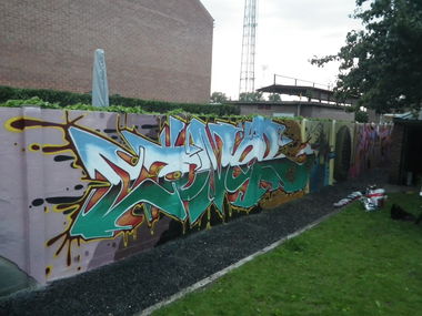 Graffiti Wall in Hasselt - Photo by shiver - coner (2011)