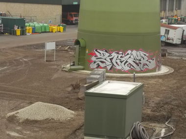 Graffiti Bombing in Hasselt - Photo by shiver - shiver (2012)