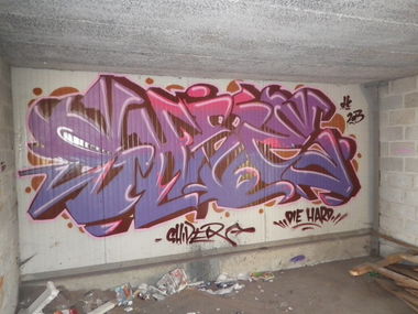 Graffiti Bombing in Genk - Photo by shiver - shiver (2013)