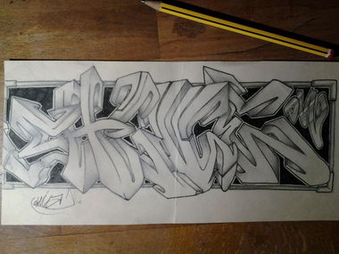 Graffiti Sketch - Photo by shiver - shiver (2000)