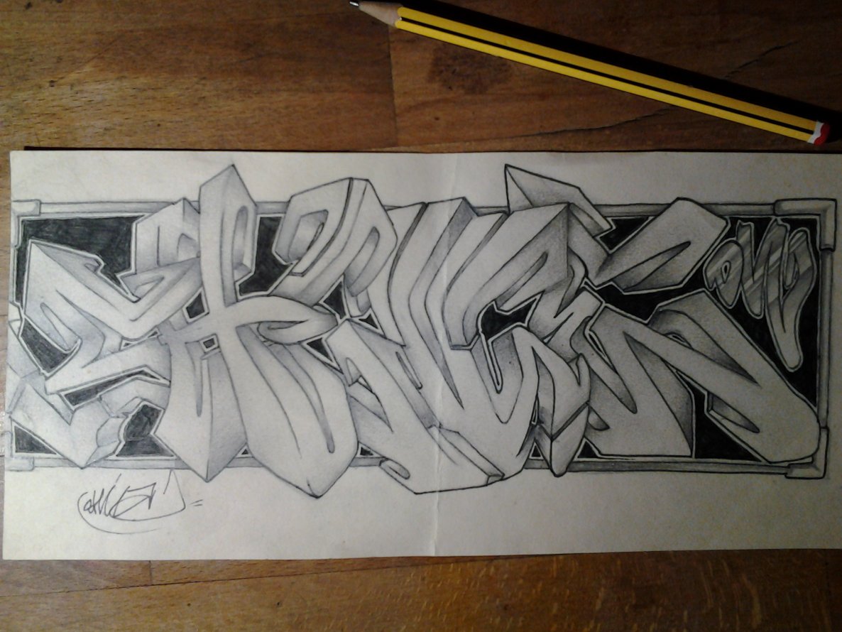 Graffiti Sketch - Photo by shiver - shiver (2000)