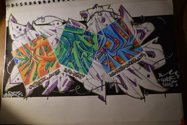 Graffiti Sketch - Photo by shiver - coner, shiver (2013)