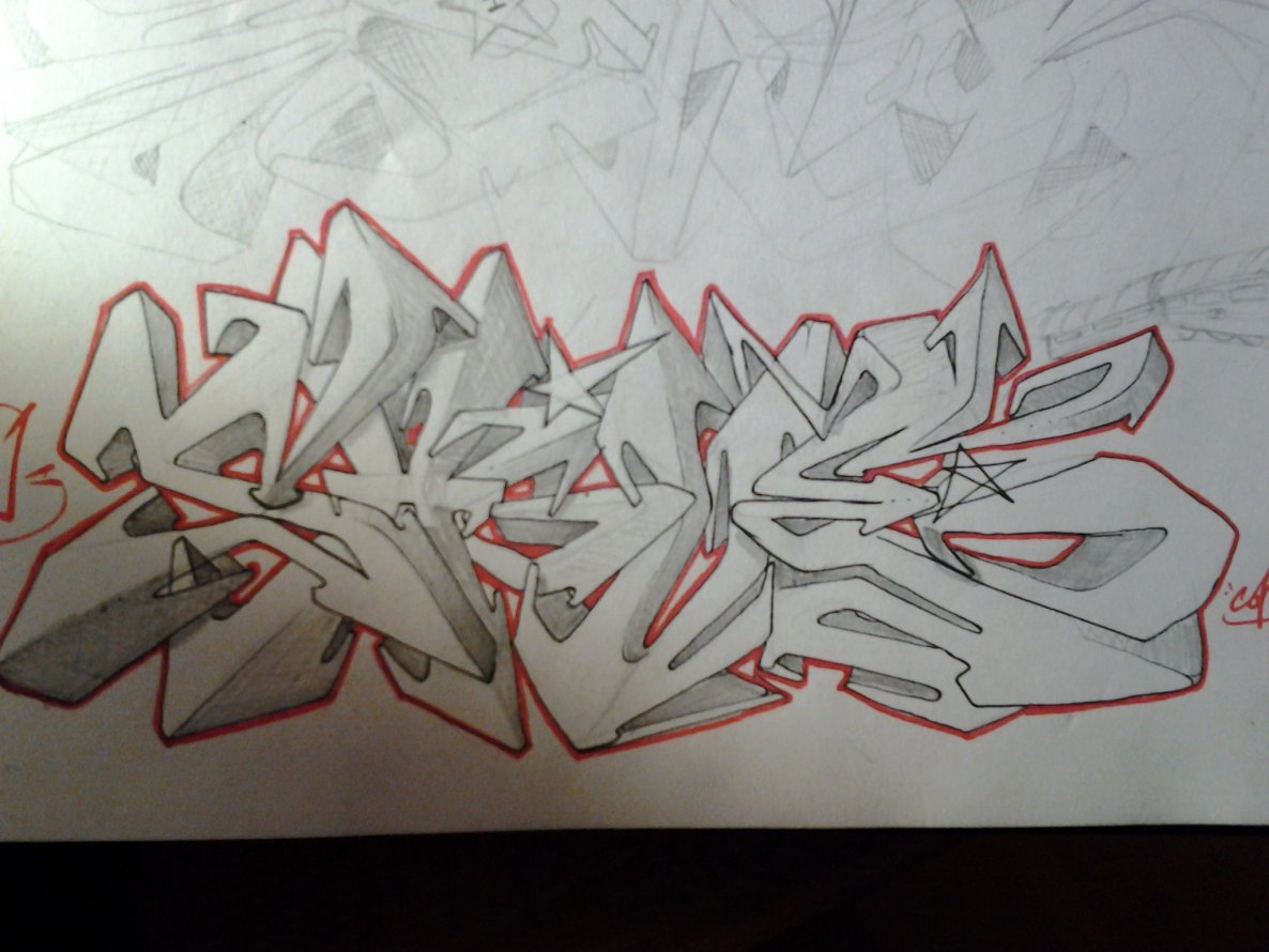 Graffiti Sketch - Photo by shiver