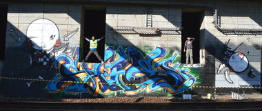 Graffiti Wall - Photo by shiver - b-art, shiver (2014)
