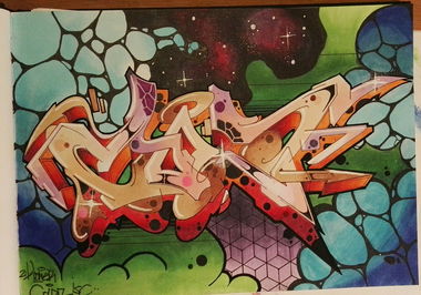 Graffiti Sketch - Photo by shixe - cold7, isc, koner (2017)