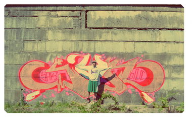 Graffiti Wall - Photo by shkkhs - Shk'er