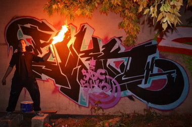 Graffiti Wall - Photo by shkkhs - Shk