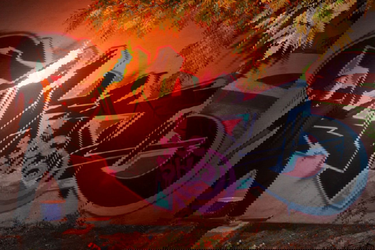 Graffiti Wall - Photo by shkkhs - Shk