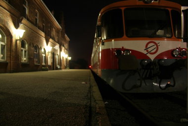 Graffiti Wall in Kjellerup - Photo by shlomo - village, line (2008)