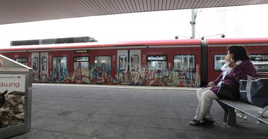 Graffiti Train in Niederdorla - Photo by shlomo - lockruf (2013)