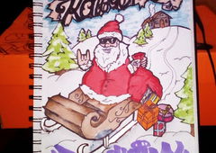Graffiti Sketch - Photo by shum - Christmas (2016)