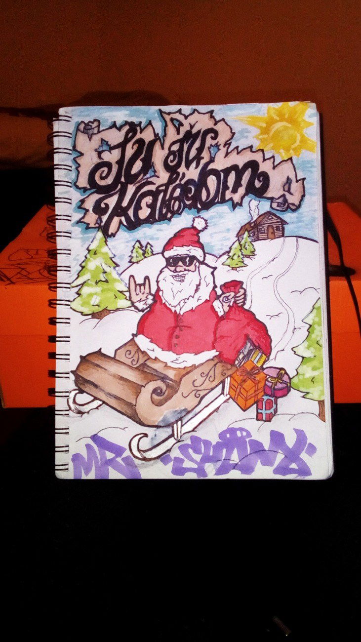 Graffiti Sketch - Photo by shum - Christmas (2016)