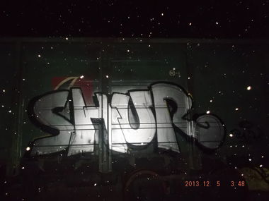 Graffiti Train - Photo by shuruper - Shur