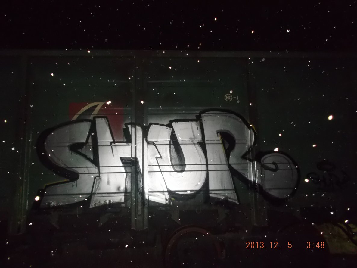 Graffiti Train - Photo by shuruper - Shur