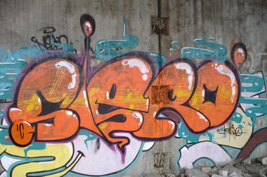 Graffiti Bombing in Cherkasy - Photo by sie - sie, siero, graffiti