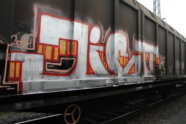 Graffiti Train - Photo by siebnfuffzich - Jiso57, Fr8, Freight (2014)