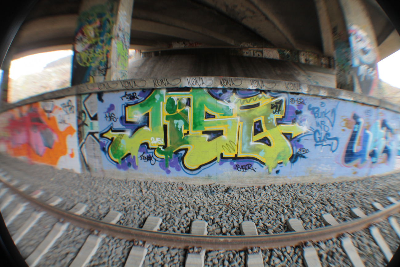 Graffiti Wall - Photo by siebnfuffzich - Jiso57, Kassel, Baunatal (2015)