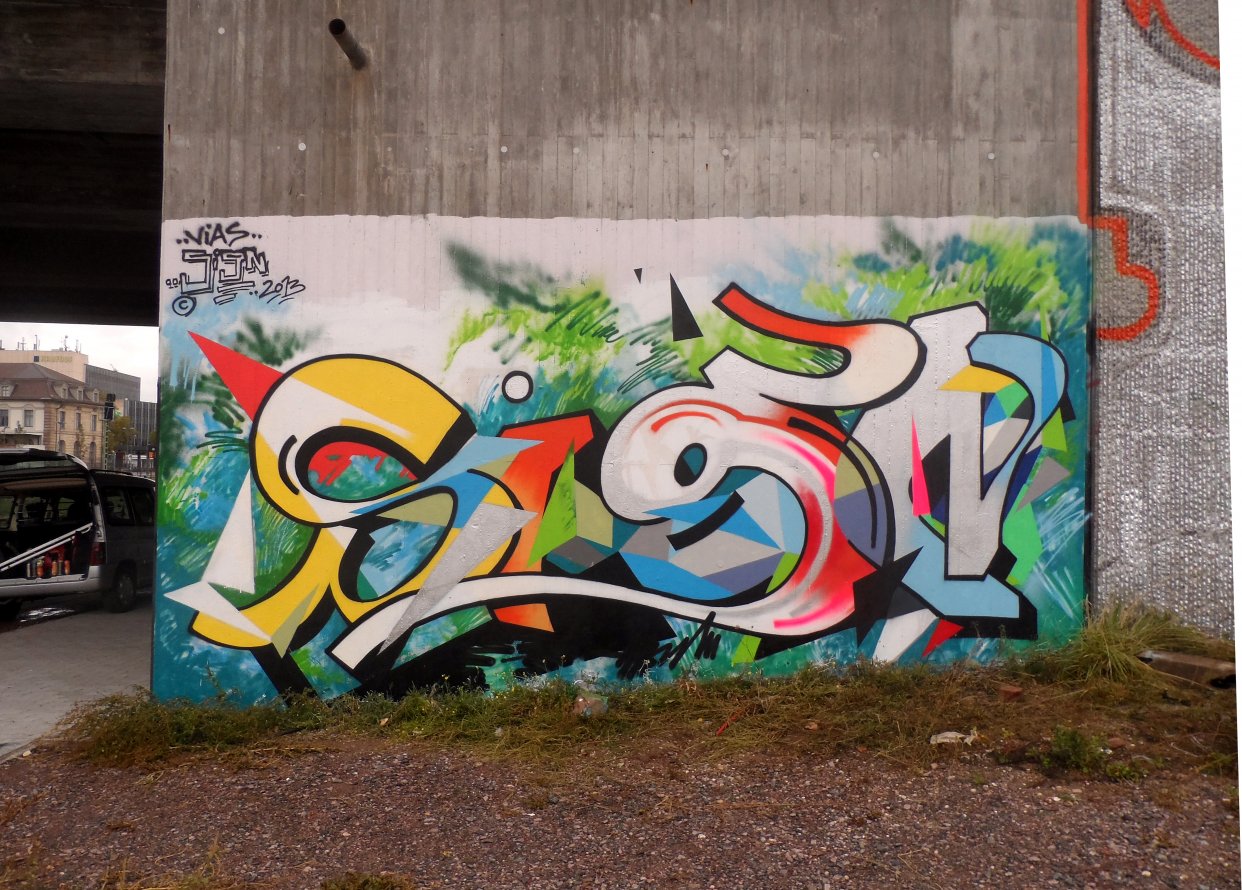 Graffiti Wall in Landau - Photo by sign - sign, via, grafik (2013)