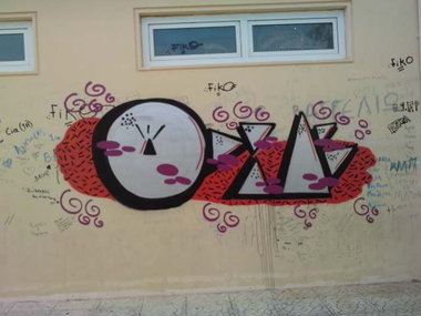 Graffiti Bombing in Nafplio - Photo by sik95