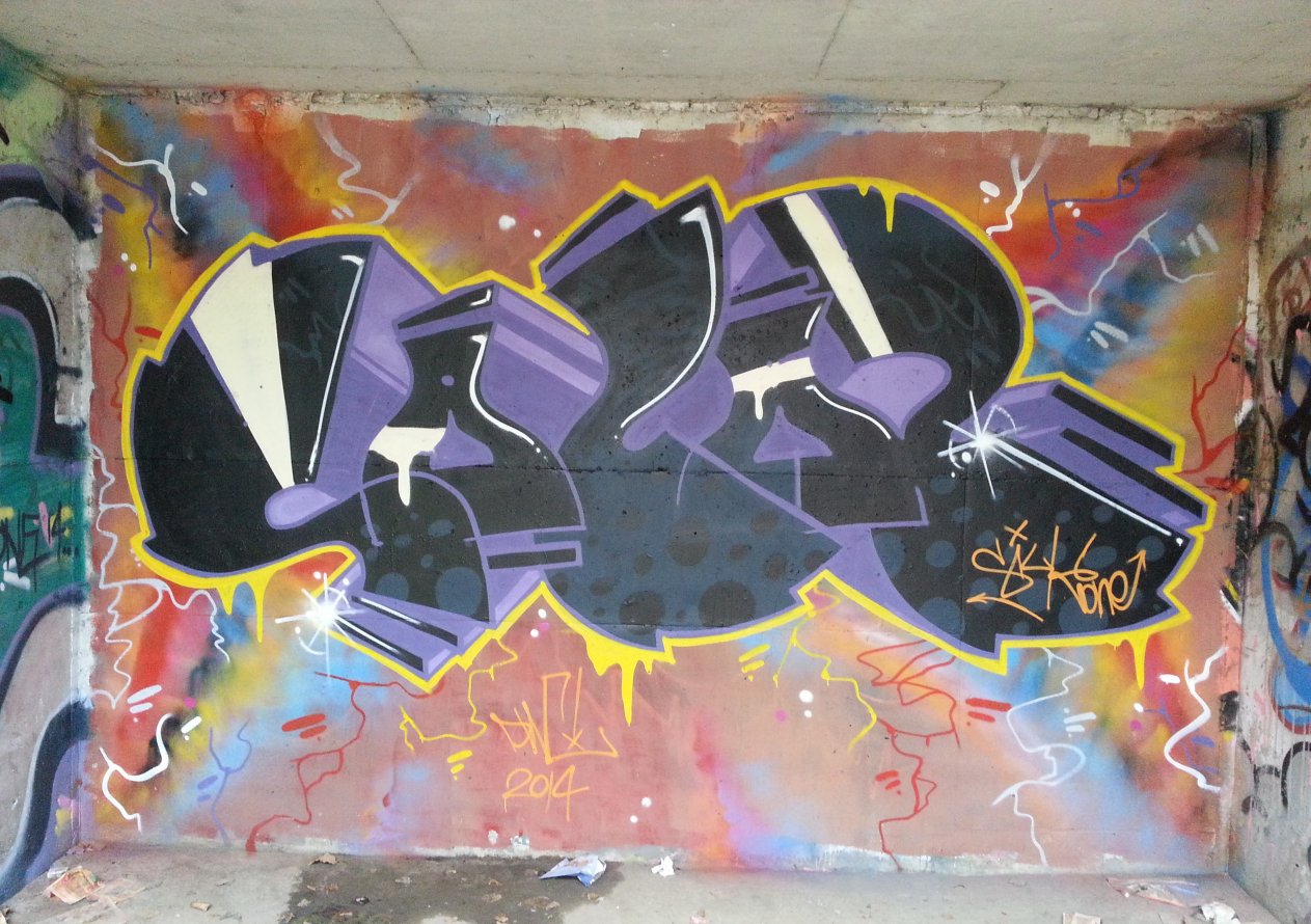 Graffiti Wall - Photo by silk14 - silk14 (2014)