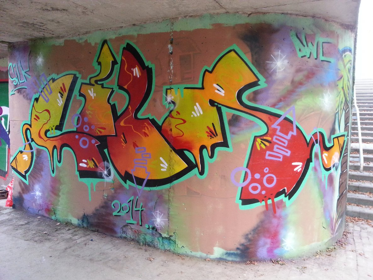 Graffiti Wall in Lublin - Photo by silk14 - silk14 (2014)