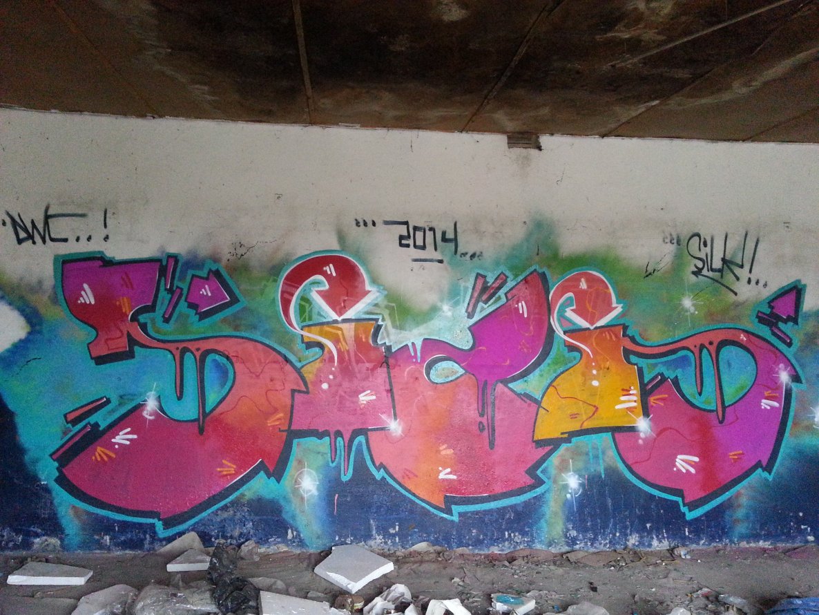Graffiti Wall - Photo by silk14 - silk14 (2014)