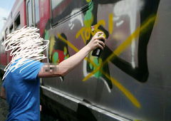 Graffiti Train - Photo by simple - Fucktoys