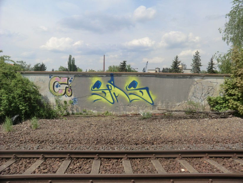 Graffiti Bombing in Regensburg - Photo by sims - trainline, regensburg, sims (2013)